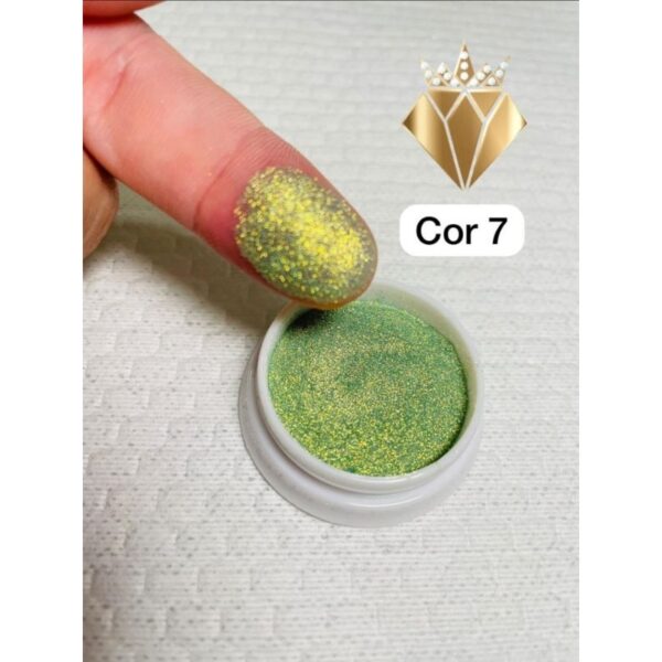 Pigmento Verde Cor 07- Beautiful Nails