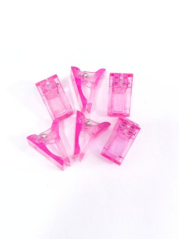 Kit 6 Presilhas Acrílico Cor Rosa- Para Molde F1