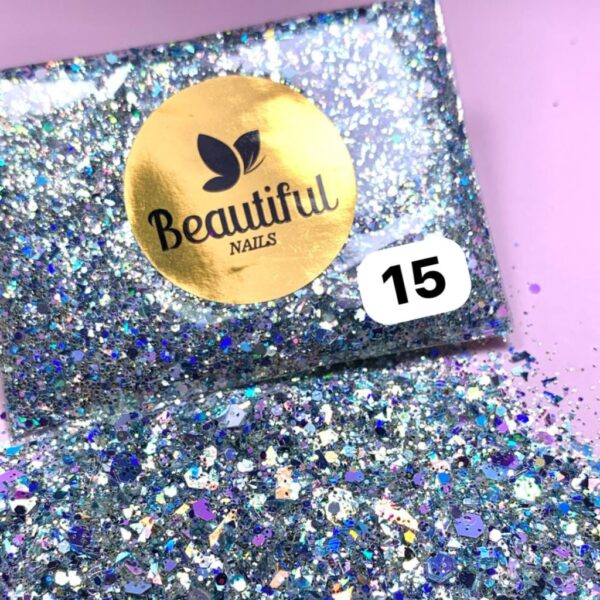 Glitter Cor 15 - Beautiful Nails