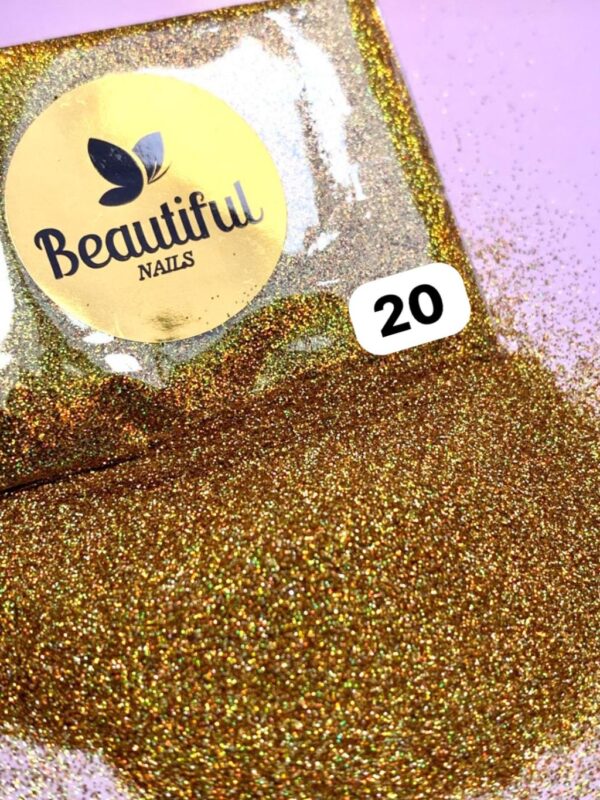 Glitter Cor 20 - Beautiful Nails