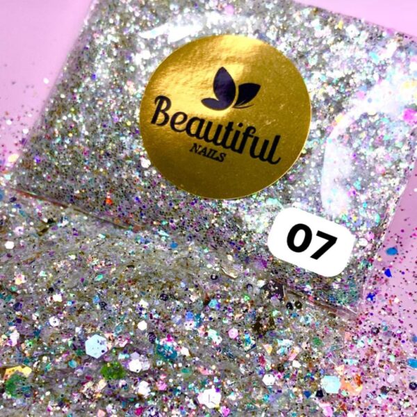 Glitter Cor 07 - Beautiful Nails