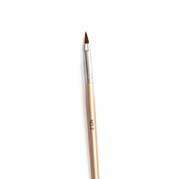 Pincel Sintético Cabo Rosé Nª 02
