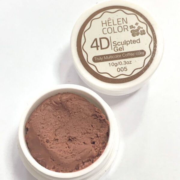 Gel Plasteline 4D Cor Marrom Nª 005- Helen Color