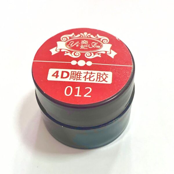 Gel Plasteline 4D Cor Vermelho Nª 012