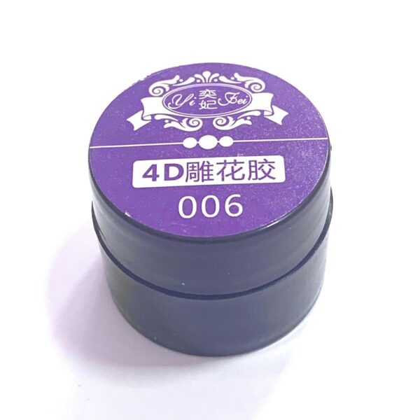 Gel Plasteline 4D Cor Roxo Nª 006
