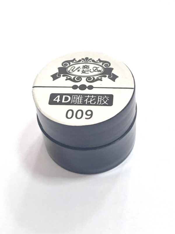Gel Plasteline 4D Cor Branco Nª 009