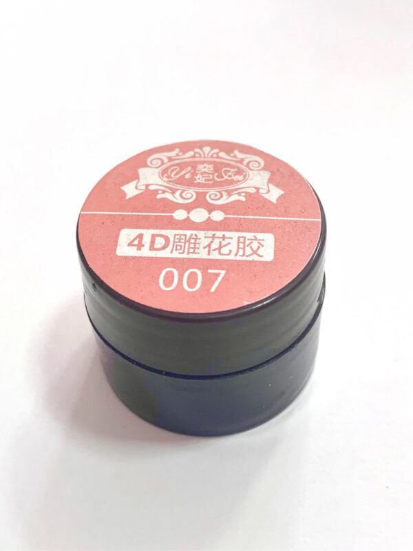 Gel Plasteline 4D Cor Salmão Nª 007