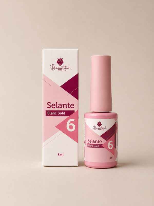 Top Coat - Selante Blanc Gold 8ml - Perolado Dourado anti risco