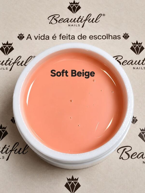 Gel Soft Beige 25g - Beautiful Nails